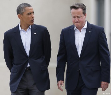 U.S. President Barack Obama walks with Britain's Prime Minister David Cameron during the G8 summit at the Lough Erne golf resort in Enniskillen U.S. President Barack Obama walks with Britain's Prime Minister David Cameron during the G8 summit at the Lough Erne golf resort in Enniskillen